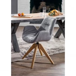 Red Living Chaise capitonnée Wilbur II - Platine -Chaises Soldes 2022 1000284293 220318 021 MOOD DETAILS P000000001000284293 mood