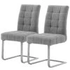 Ars manufacti Chaises cantilever Stawley II (lot de 2) - Gris clair 2 Ars manufacti Chaises cantilever Stawley II (lot de 2) - Gris clair -Chaises Soldes 2022 1000285096 220624 010 IMAGE P000000001000285096
