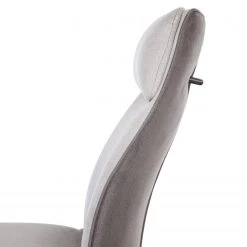 Fredriks Chaises cantilever Altoona (lot de 2) - Tissage à plat / Métal - Gris foncé et gris clair / Noir mat -Chaises Soldes 2022 1000285150 220617 038 DETAILS P000000001000285150