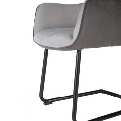 Fredriks Chaise à accoudoirs Altoona - Tissage à plat / Métal - Gris foncé et gris clair / Noir mat 26 Fredriks Chaise à accoudoirs Altoona - Tissage à plat / Métal - Gris foncé et gris clair / Noir mat -Chaises Soldes 2022 1000285151 220617 035 DETAILS P000000001000285151