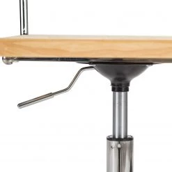 Mørteens Chaise de bureau Ramon - Rotin / Hêtre massif / Acier - Beige / Hêtre / Chrome -Chaises Soldes 2022 1000285156 220524 060 DETAILS P000000001000285156