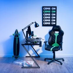 Fredriks Gaming Chair Corner - Noir / Vert -Chaises Soldes 2022 1000297652 211007 08054800171 MOOD DETAILS P000000001000297652 mood