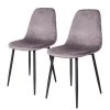Red Living Chaises Renty II (lot de 2) - Gris - Noir 1 Red Living Chaises Renty II (lot de 2) - Gris - Noir -Chaises Soldes 2022 1000299404 211012 13445500082 IMAGE P000000001000299404