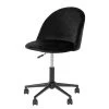 Red Living Chaise de bureau pivotante Varby - Velours / Acier - Noir -Chaises Soldes 2022 1000299420 211012 13445500151 IMAGE P000000001000299420