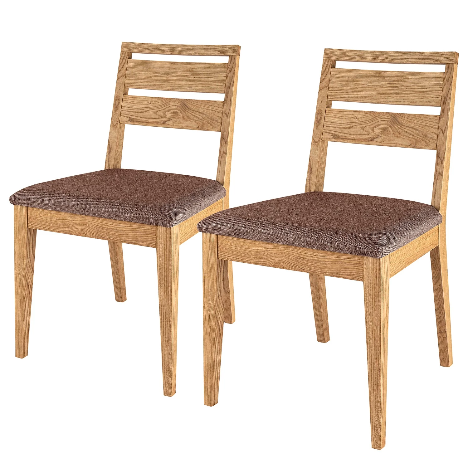 Naturoo Chaises Elkton (lot de 2) - Marron 3 Naturoo Chaises Elkton (lot de 2) - Marron