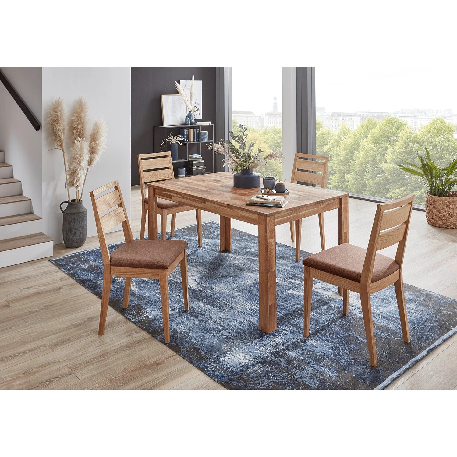 Naturoo Chaises Elkton (lot de 2) - Marron 4 Naturoo Chaises Elkton (lot de 2) - Marron – Image 2