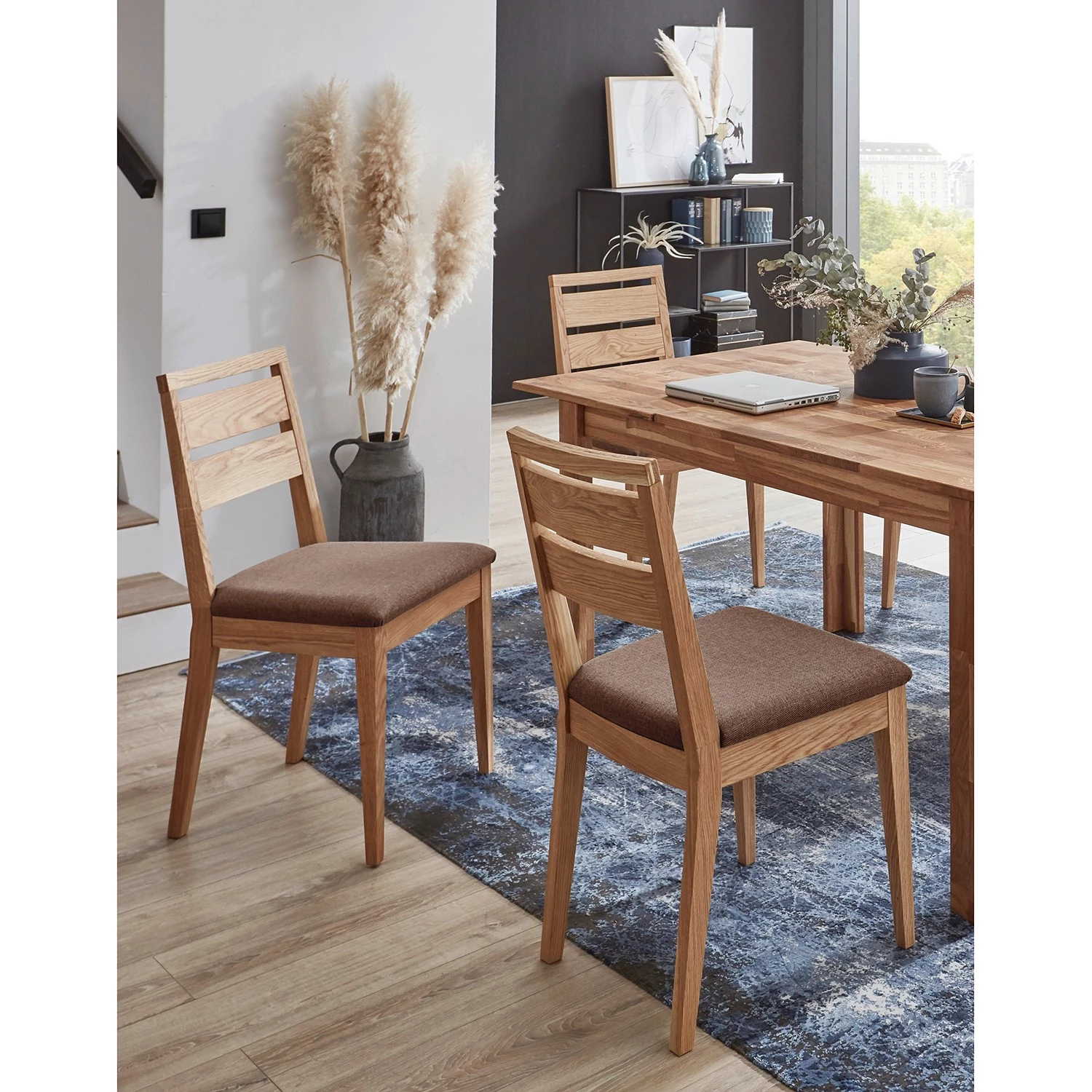 Naturoo Chaises Elkton (lot de 2) - Marron 5 Naturoo Chaises Elkton (lot de 2) - Marron – Image 3