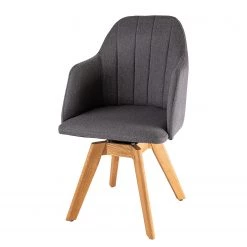 Naturoo Chaise à accoudoirs Bosgat - Anthracite