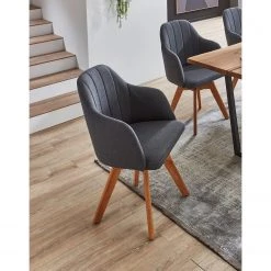 Naturoo Chaise à accoudoirs Bosgat - Anthracite -Chaises Soldes 2022 1000300298 211022 08383000036 MOOD DETAILS P000000001000300298 mood