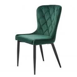 Red Living Chaises capitonnées Kaman (lot de 2) - Velours / Fer - Vert foncé / Noir 17 Red Living Chaises capitonnées Kaman (lot de 2) - Velours / Fer - Vert foncé / Noir -Chaises Soldes 2022 1000303602 211117 16473900095 DETAILS P000000001000303602