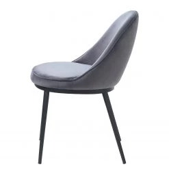 Red Living Chaise Cheia II - Velours / Fer - Gris clair / Noir 10 Red Living Chaise Cheia II - Velours / Fer - Gris clair / Noir -Chaises Soldes 2022 1000303609 211117 16474000134 DETAILS P000000001000303609
