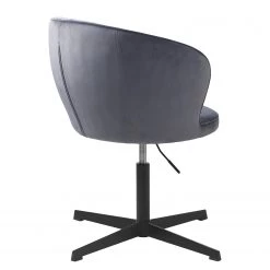 Red Living Chaise pivotante Cheia II - Velours / Fer - Gris / Noir -Chaises Soldes 2022 1000303610 211117 16474000142 DETAILS P000000001000303610