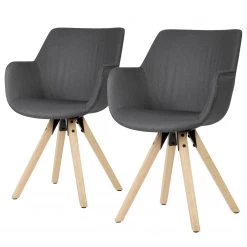 Norrwood Chaises Ă accoudoirs Newport I (2) - Anthracite