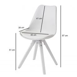 Loftscape Chaises Eichberg (lot de 2) - Blanc -Chaises Soldes 2022 1000303921 211103 12151900684 SKETCH DETAILS P000000001000303921 sketch