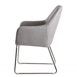 Loftscape Chaise à accoudoirs Fradou II - Gris / Argenté -Chaises Soldes 2022 1000303948 211103 12152600400 DETAILS P000000001000303948