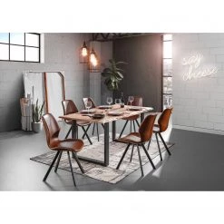 Red Living Chaises Collins (lot de 2) - Marron vintage -Chaises Soldes 2022 1000305893 211111 141953000024 MOOD DETAILS P000000001000305893 mood