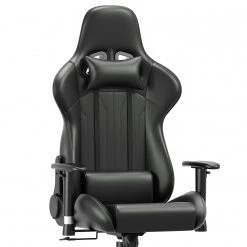 Fredriks Chaise gamer Jason - Imitation cuir / Nylon - Noir -Chaises Soldes 2022 1000307835 220510 050 DETAILS P000000001000307835