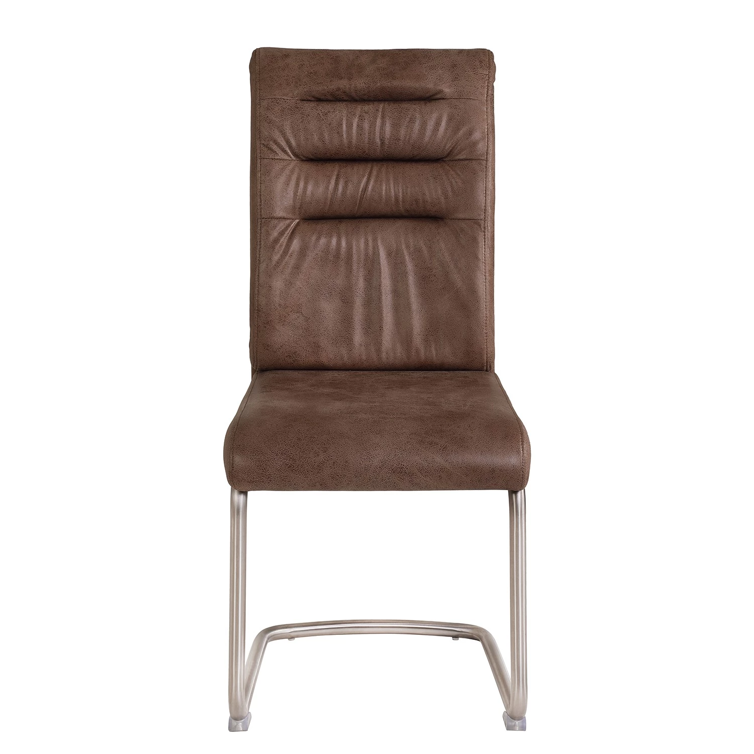 Loftscape Chaise cantilever Witney - Marron vintage - Lot de 2 5 Loftscape Chaise cantilever Witney - Marron vintage - Lot de 2 – Image 3