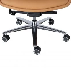 Fredriks Chaise de bureau Zore - Imitation cuir / Métal - Cognac / Aluminium 35 Fredriks Chaise de bureau Zore - Imitation cuir / Métal - Cognac / Aluminium -Chaises Soldes 2022 1000310651 220826 043 DETAILS P000000001000310651