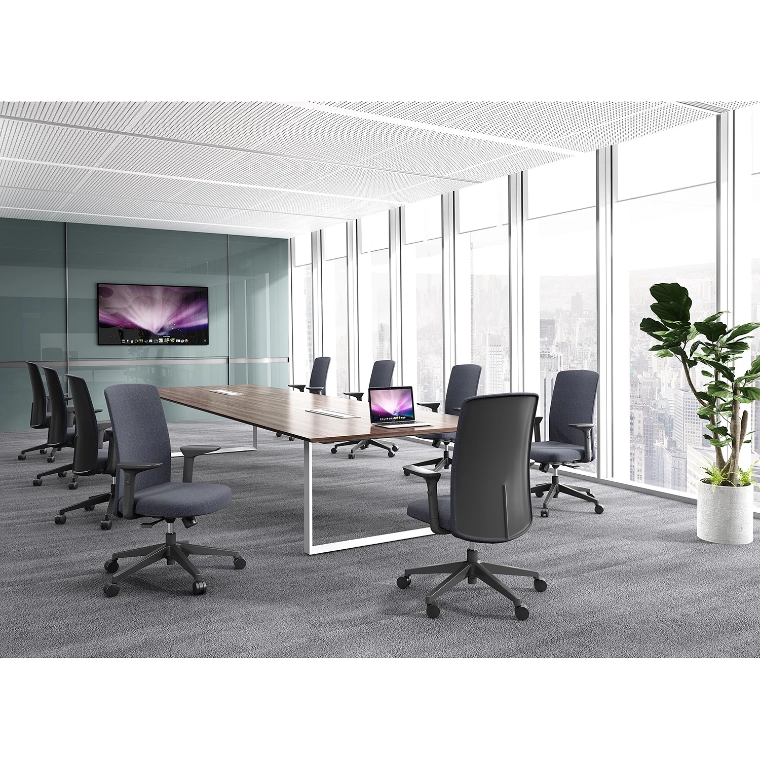 Fredriks Chaise de bureau Rune - Gris clair 4 Fredriks Chaise de bureau Rune - Gris clair – Image 2