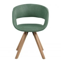 Mørteens Chaise à accoudoirs Buggio - Tissu / Hévéa massif - Tissu Cors: Gris menthe - Lot de 2 -Chaises Soldes 2022 1000312396 211202 13142200050 DETAILS P000000001000312396