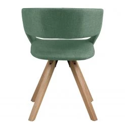 Mørteens Chaise à accoudoirs Buggio - Tissu / Hévéa massif - Tissu Cors: Gris menthe - Lot de 2 -Chaises Soldes 2022 1000312396 211202 13142200056 DETAILS P000000001000312396