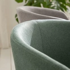 Mørteens Chaise à accoudoirs Buggio - Tissu / Hévéa massif - Tissu Cors: Gris menthe - Lot de 2 -Chaises Soldes 2022 1000312396 211202 13142200068 DETAILS P000000001000312396