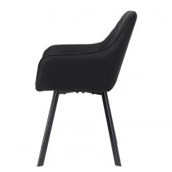 Loftscape Chaises à accoudoirs Lunden (lot de 2) - Anthracite -Chaises Soldes 2022 1000312439 211207 12102000168 DETAILS P000000001000312439