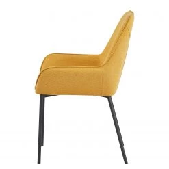 Loftscape Chaises à accoudoirs Modana (lot de 2) - Jaune moutarde -Chaises Soldes 2022 1000312461 211207 12102700322 DETAILS P000000001000312461