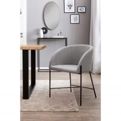 Loftscape Chaise à accoudoirs Pretoria - Gris lumineux -Chaises Soldes 2022 1000312467 211207 12102800344 MOOD DETAILS P000000001000312467 mood