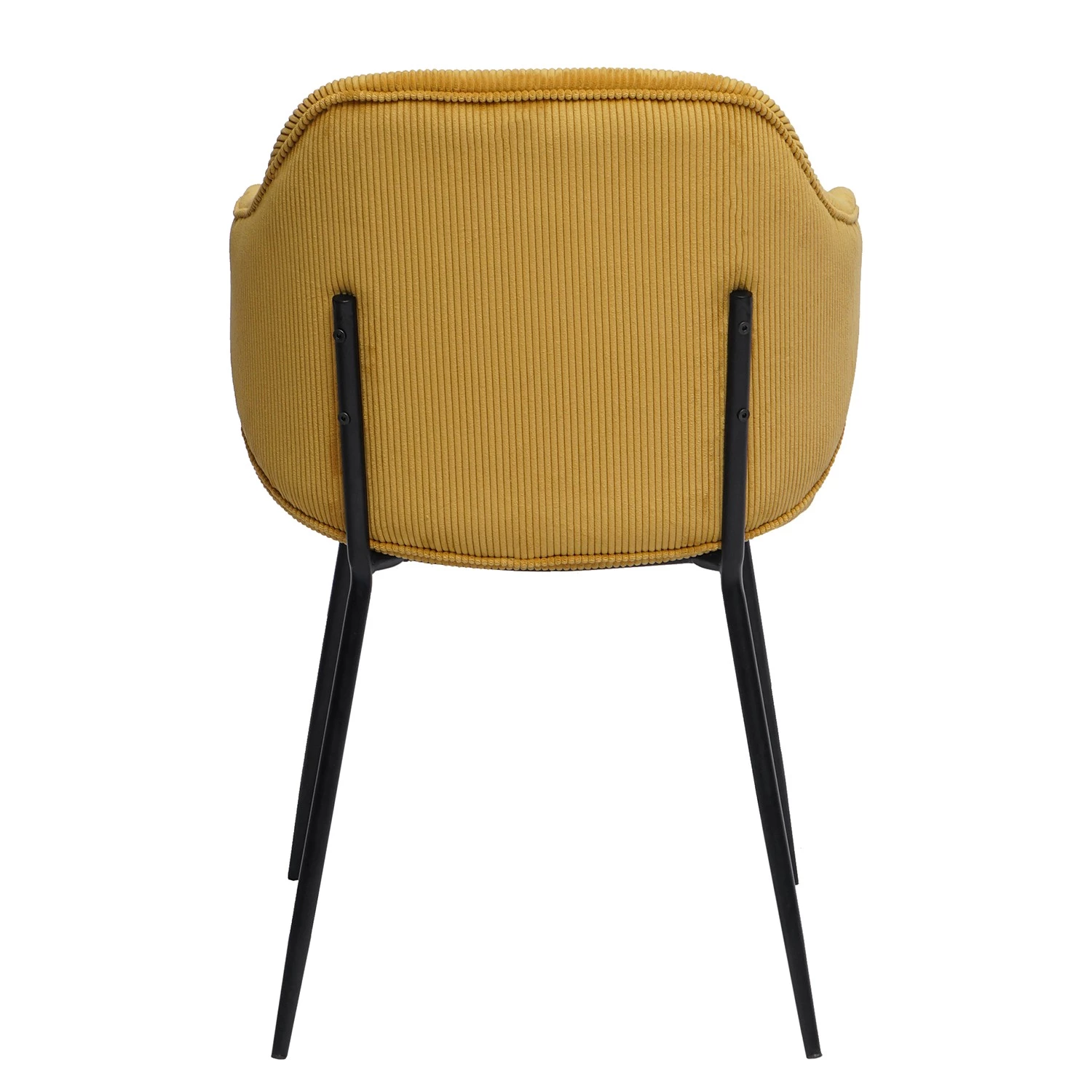Loftscape Chaises à accoudoirs Tronde (lot de 2) - Jaune moutarde 7 Loftscape Chaises à accoudoirs Tronde (lot de 2) - Jaune moutarde – Image 5