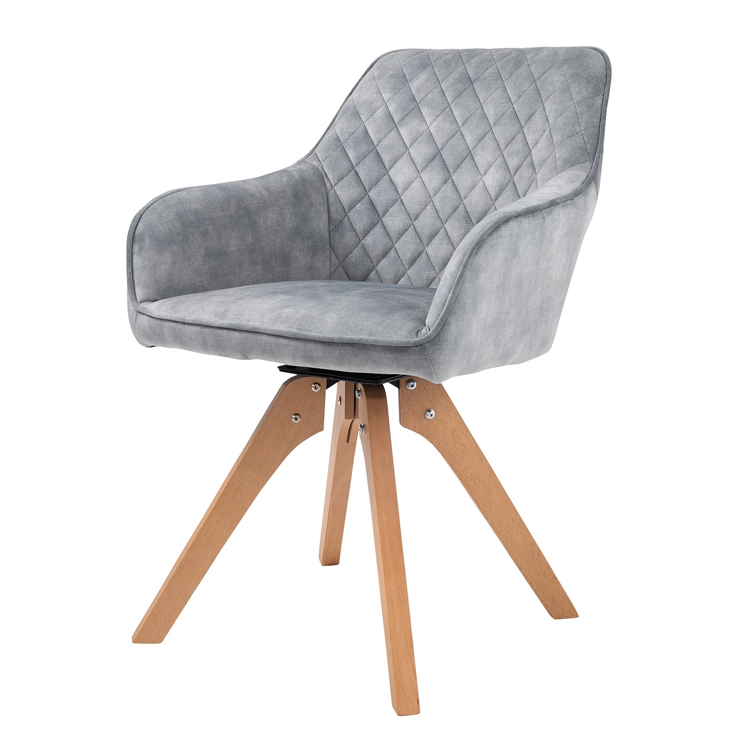 Loftscape Chaise à accoudoirs Sokone - Gris lumineux 3 Loftscape Chaise à accoudoirs Sokone - Gris lumineux