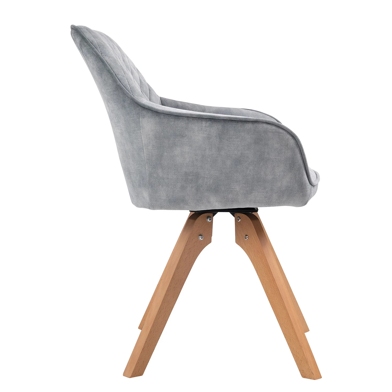 Loftscape Chaise à accoudoirs Sokone - Gris lumineux 6 Loftscape Chaise à accoudoirs Sokone - Gris lumineux – Image 4