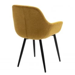 Loftscape Chaises à accoudoirs Mineros (lot de 2) - Jaune moutarde -Chaises Soldes 2022 1000312522 211207 12104500739 DETAILS P000000001000312522