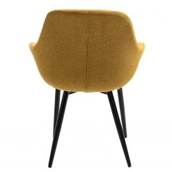 Loftscape Chaises à accoudoirs Mineros (lot de 2) - Jaune moutarde -Chaises Soldes 2022 1000312522 211207 12104500750 DETAILS P000000001000312522