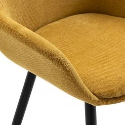 Loftscape Chaises à accoudoirs Mineros (lot de 2) - Jaune moutarde -Chaises Soldes 2022 1000312522 211207 12104500772 DETAILS P000000001000312522