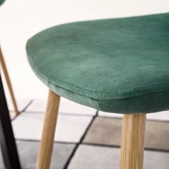 Jack & Alice Chaise capitonnée Iskmo VIII - Velours / Metall - Imitation chêne - Vert menthe - Lot de 4 26 Jack & Alice Chaise capitonnée Iskmo VIII - Velours / Metall - Imitation chêne - Vert menthe - Lot de 4 -Chaises Soldes 2022 1000312596 211210 09245800180 DETAILS P000000001000312596