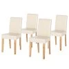 Ars Natura Chaise capitonnée Nella I - Beige - Lot de 4 -Chaises Soldes 2022 1000312636 211202 16422300035 IMAGE P000000001000312636