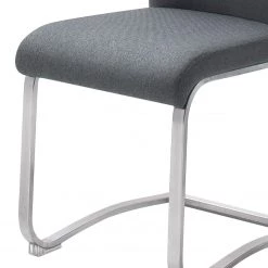 Fredriks Chaises cantilever Marco II - Tissage à plat / Acier inoxydable - Anthracite - Lot de 4 14 Fredriks Chaises cantilever Marco II - Tissage à plat / Acier inoxydable - Anthracite - Lot de 4 -Chaises Soldes 2022 1000313228 211209 14223000072 DETAILS P000000001000313228