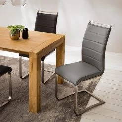 Fredriks Chaise cantilever Lezuza - Cuir synthétique Leja: Gris - Lot de 4 33 Fredriks Chaise cantilever Lezuza - Cuir synthétique Leja: Gris - Lot de 4 -Chaises Soldes 2022 1000313231 211209 14223200091 MOOD DETAILS P000000001000313231 mood