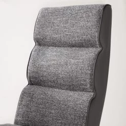 Fredriks Chaise cantilever Abenra - Tissu structuré / Acier - Acier inoxydable - Gris - Lot de 4 -Chaises Soldes 2022 1000313233 211209 14223300139 DETAILS P000000001000313233