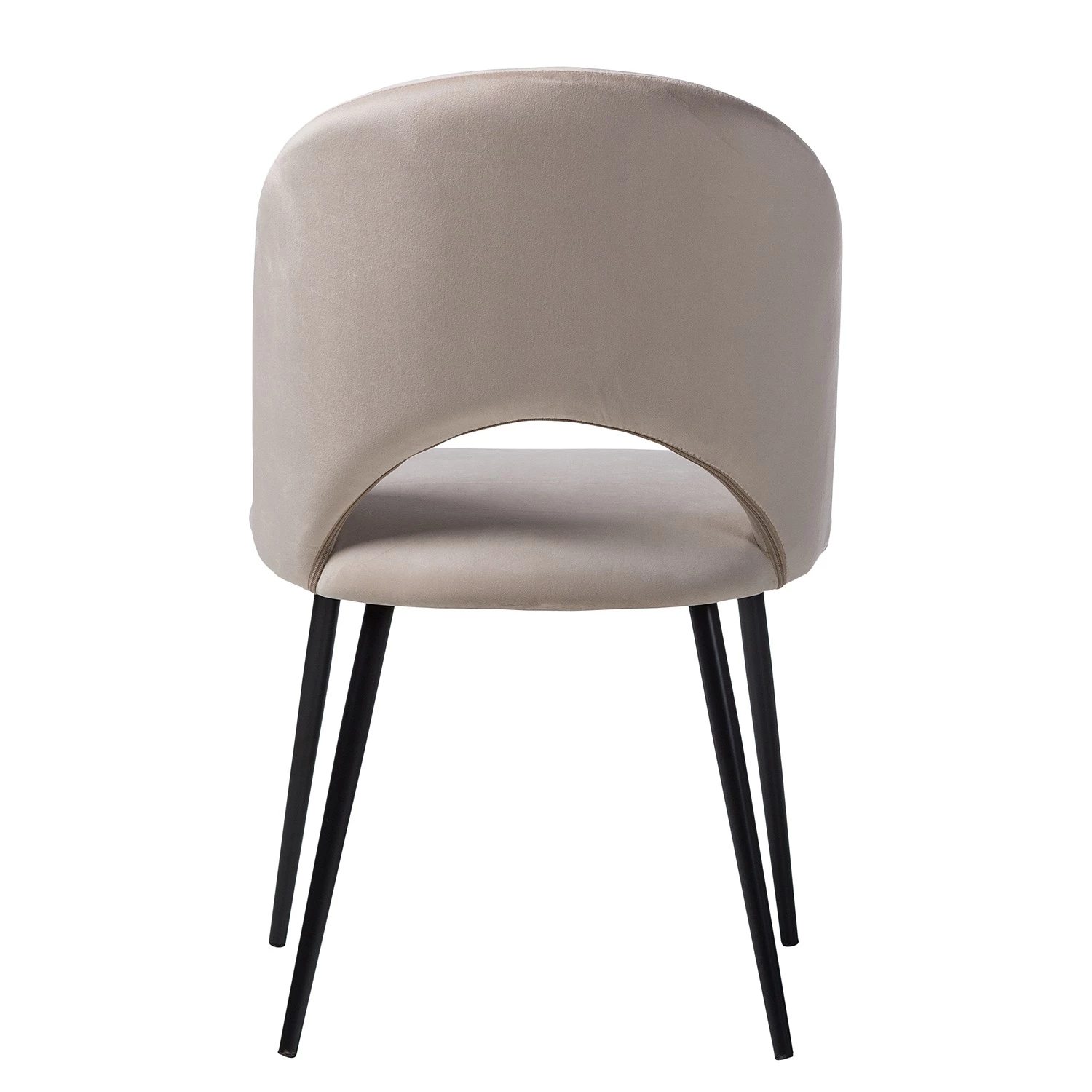 Jack & Alice Chaise capitonnée Salome - Crème - Lot de 2 8 Jack & Alice Chaise capitonnée Salome - Crème - Lot de 2 – Image 6