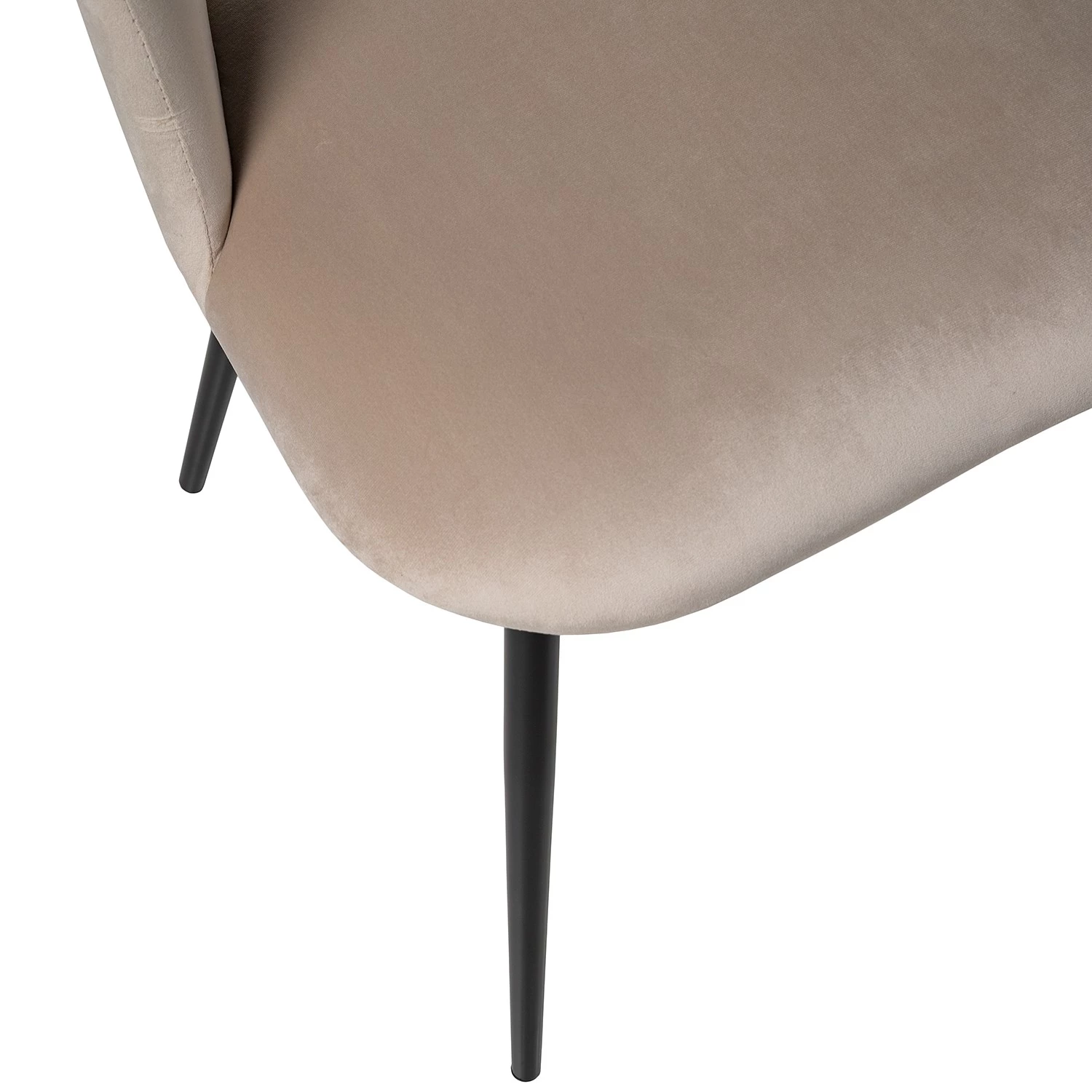 Jack & Alice Chaise capitonnée Salome - Crème - Lot de 2 9 Jack & Alice Chaise capitonnée Salome - Crème - Lot de 2 – Image 7