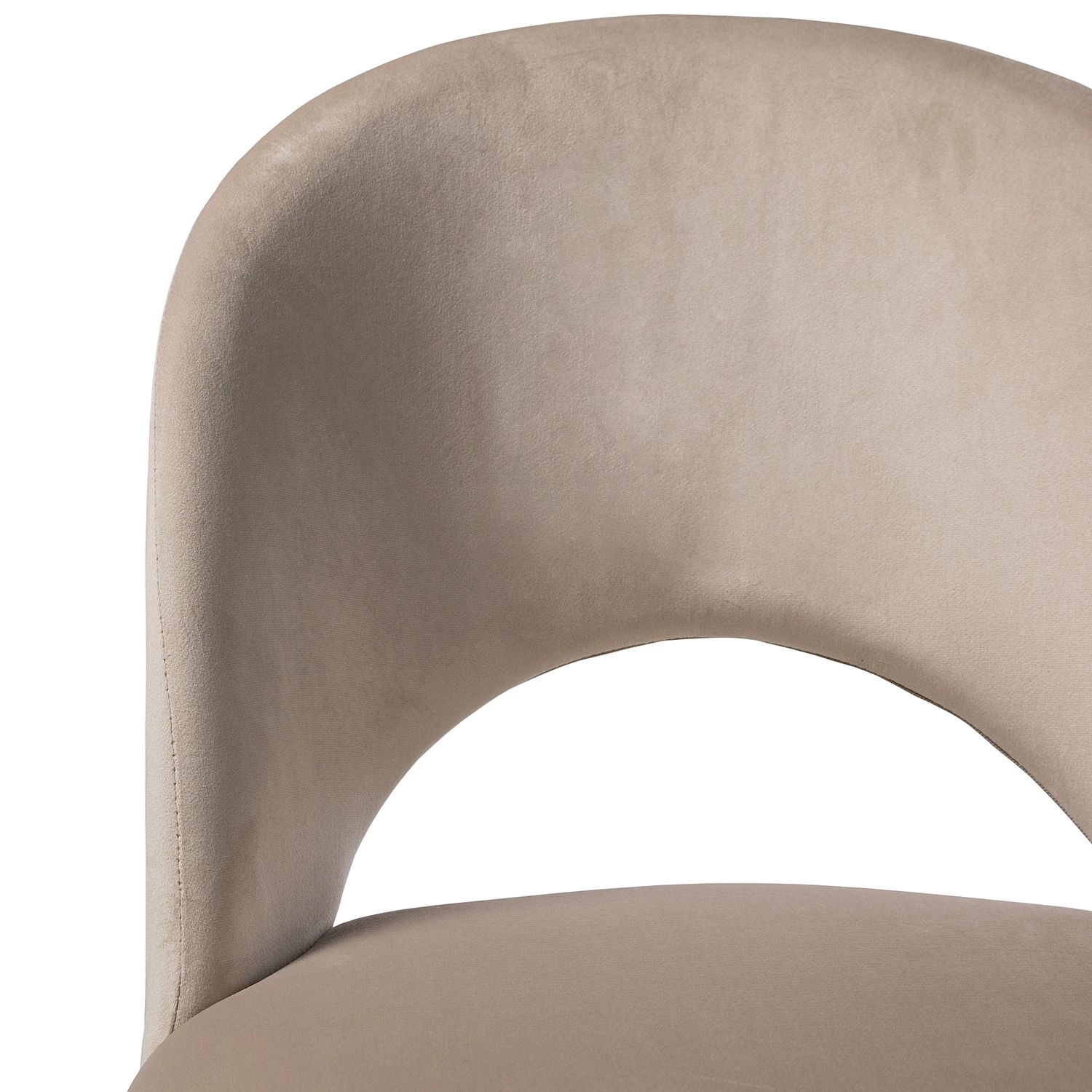 Jack & Alice Chaise capitonnée Salome - Crème - Lot de 2 10 Jack & Alice Chaise capitonnée Salome - Crème - Lot de 2 – Image 8