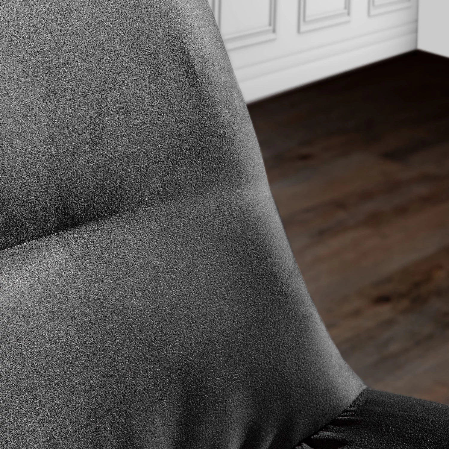 Loftscape Chaises capitonnées Vancouver (lot de 2) - Gris 10 Loftscape Chaises capitonnées Vancouver (lot de 2) - Gris – Image 8