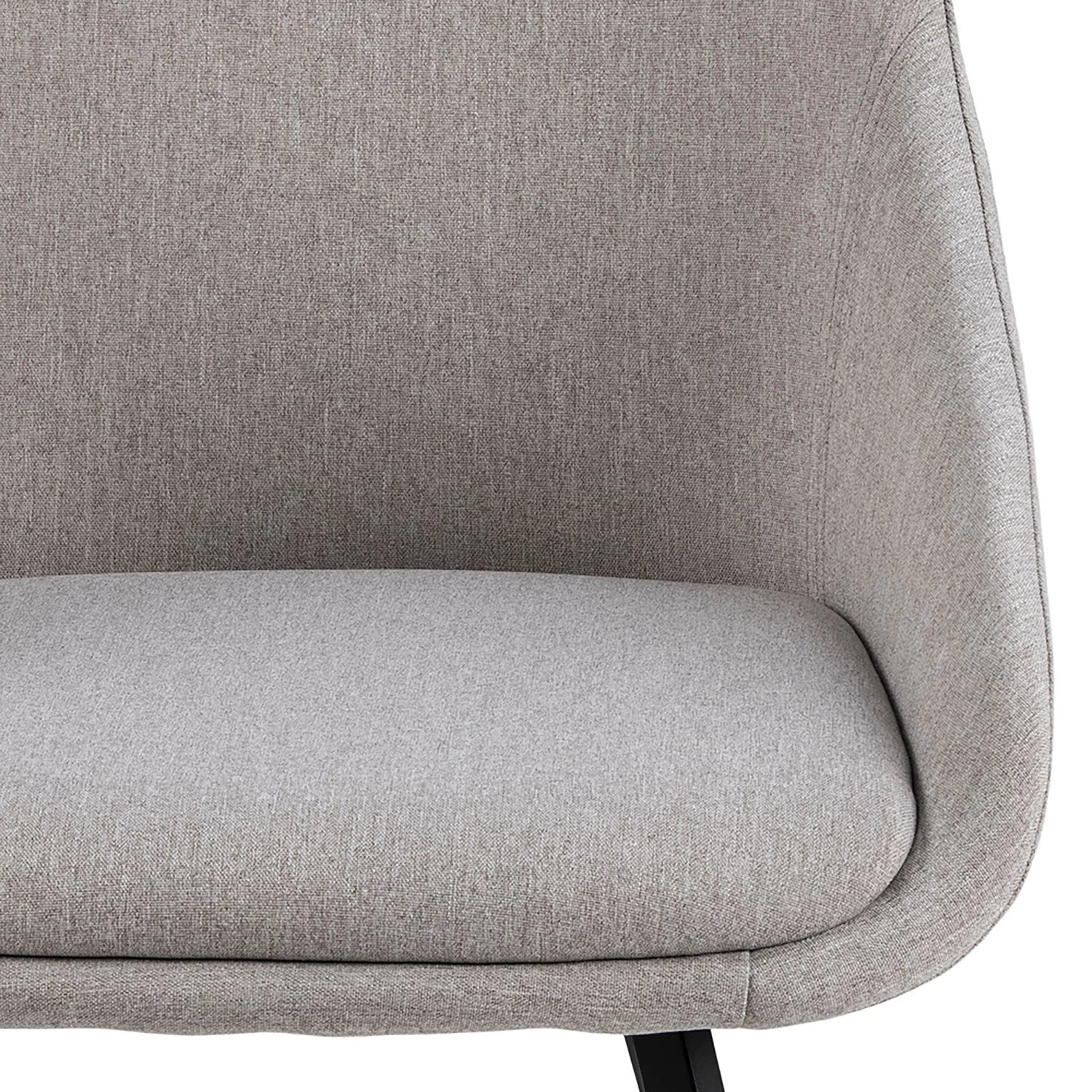 Loftscape Chaises à accoudoirs Melbert (lot de 2) - Gris lumineux 10 Loftscape Chaises à accoudoirs Melbert (lot de 2) - Gris lumineux – Image 8