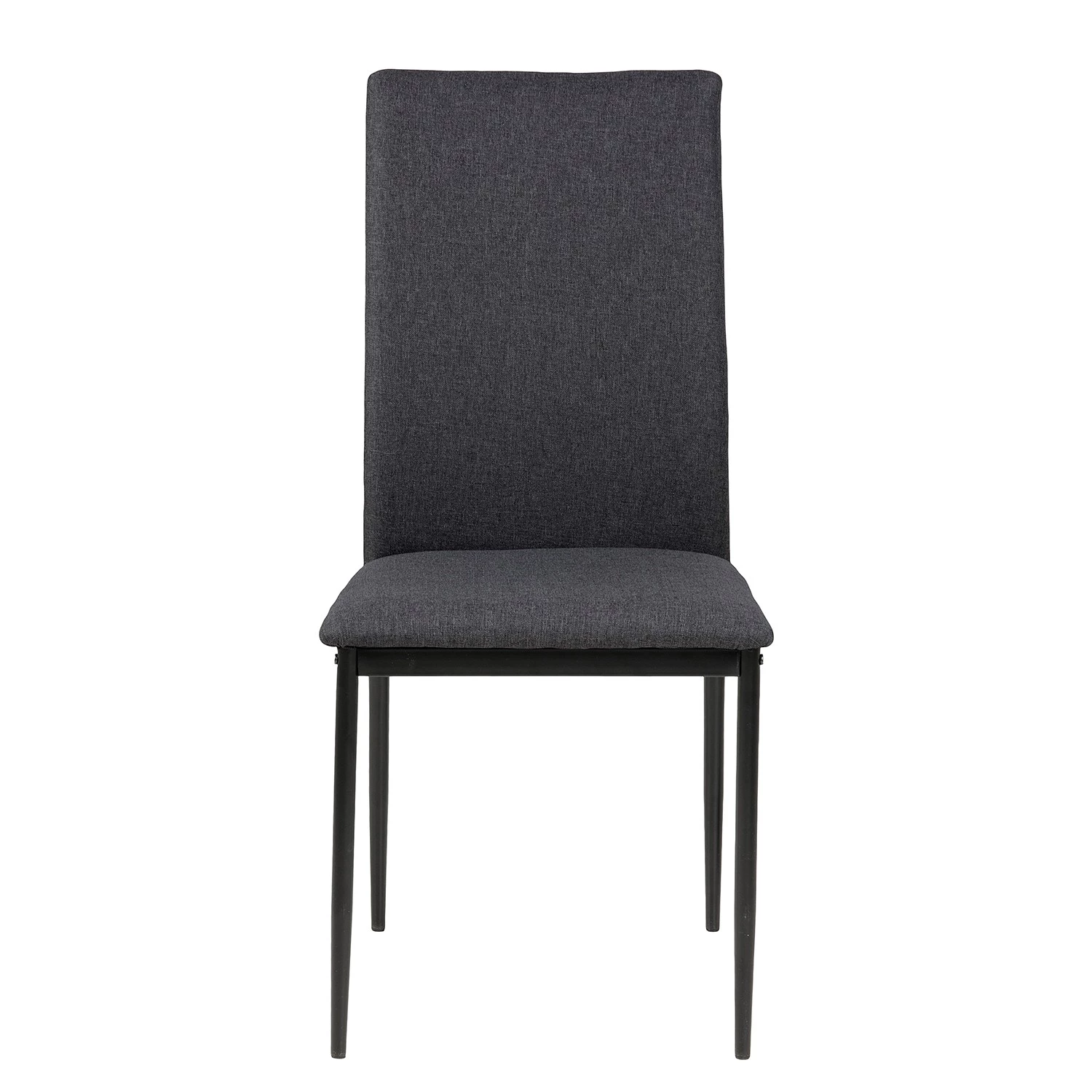 Loftscape Chaises capitonnées Domenica II (4) - Tissu / Fer - Gris / Noir 7 Loftscape Chaises capitonnées Domenica II (4) - Tissu / Fer - Gris / Noir – Image 5