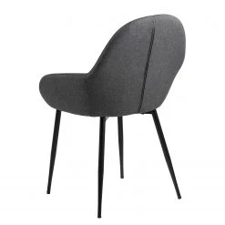 Loftscape Chaises à accoudoirs Kia II (lot de 2) - Tissu / Fer - Gris / Noir 18 Loftscape Chaises à accoudoirs Kia II (lot de 2) - Tissu / Fer - Gris / Noir -Chaises Soldes 2022 1000319580 220128 1257020050 DETAILS P000000001000319580