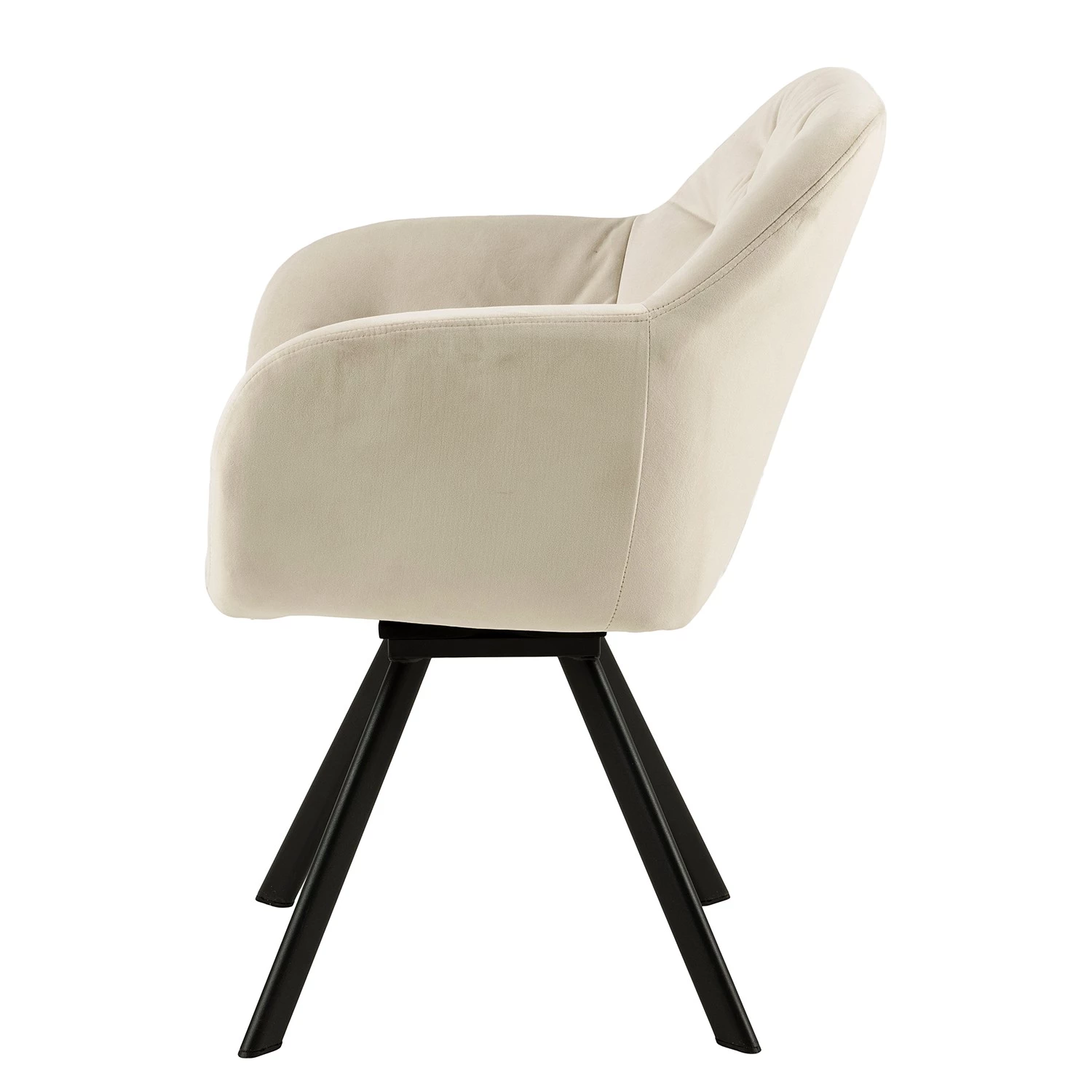 Loftscape Chaise à accoudoirs Roseburg - Blanc ivoire 6 Loftscape Chaise à accoudoirs Roseburg - Blanc ivoire – Image 4