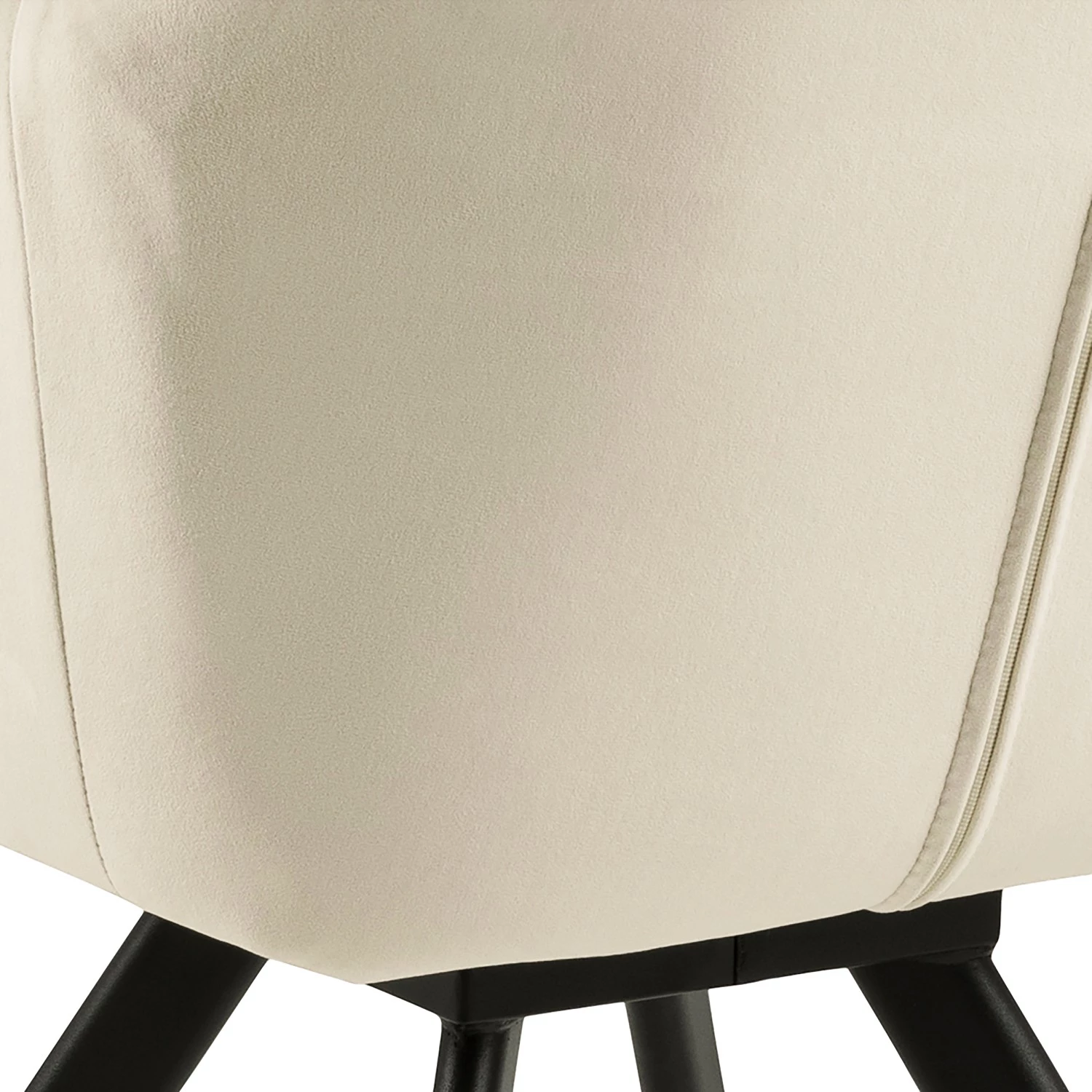 Loftscape Chaise à accoudoirs Roseburg - Blanc ivoire 10 Loftscape Chaise à accoudoirs Roseburg - Blanc ivoire – Image 8